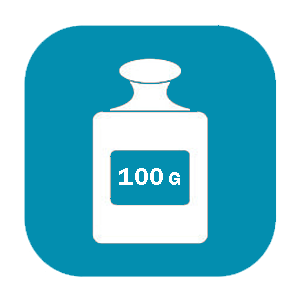 ظرفیت 100 گرم