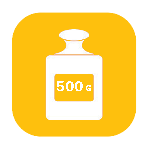 ظرفیت 500 گرم