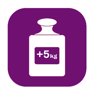 ظرفیت بیش از 5 کیلوگرم